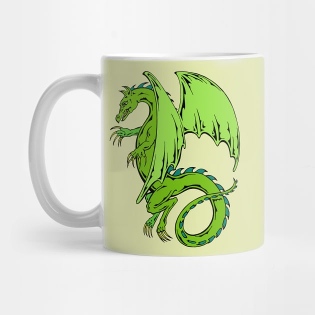 Green Dragon by artfulfreddy